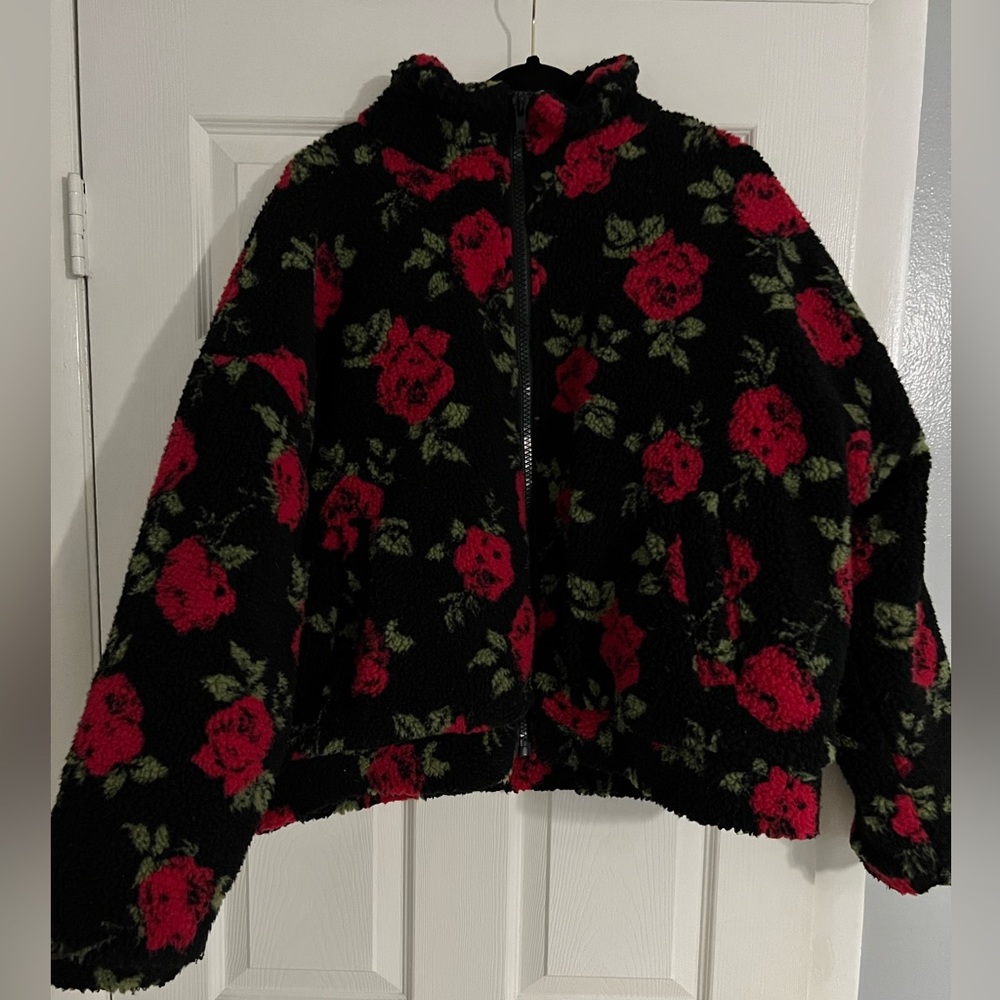 Rose puffer jacket